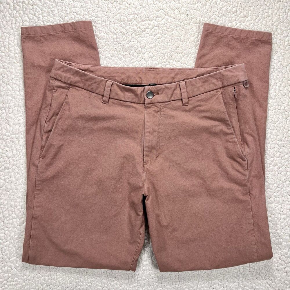 Lululemon ABC Pants Men's 34x31‎ Earth Clay Slim Fit Chino Stretch Athliesure